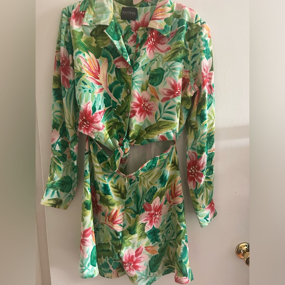 Vintage Floral Romper